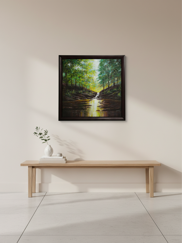 Forest Waterfall Harmony